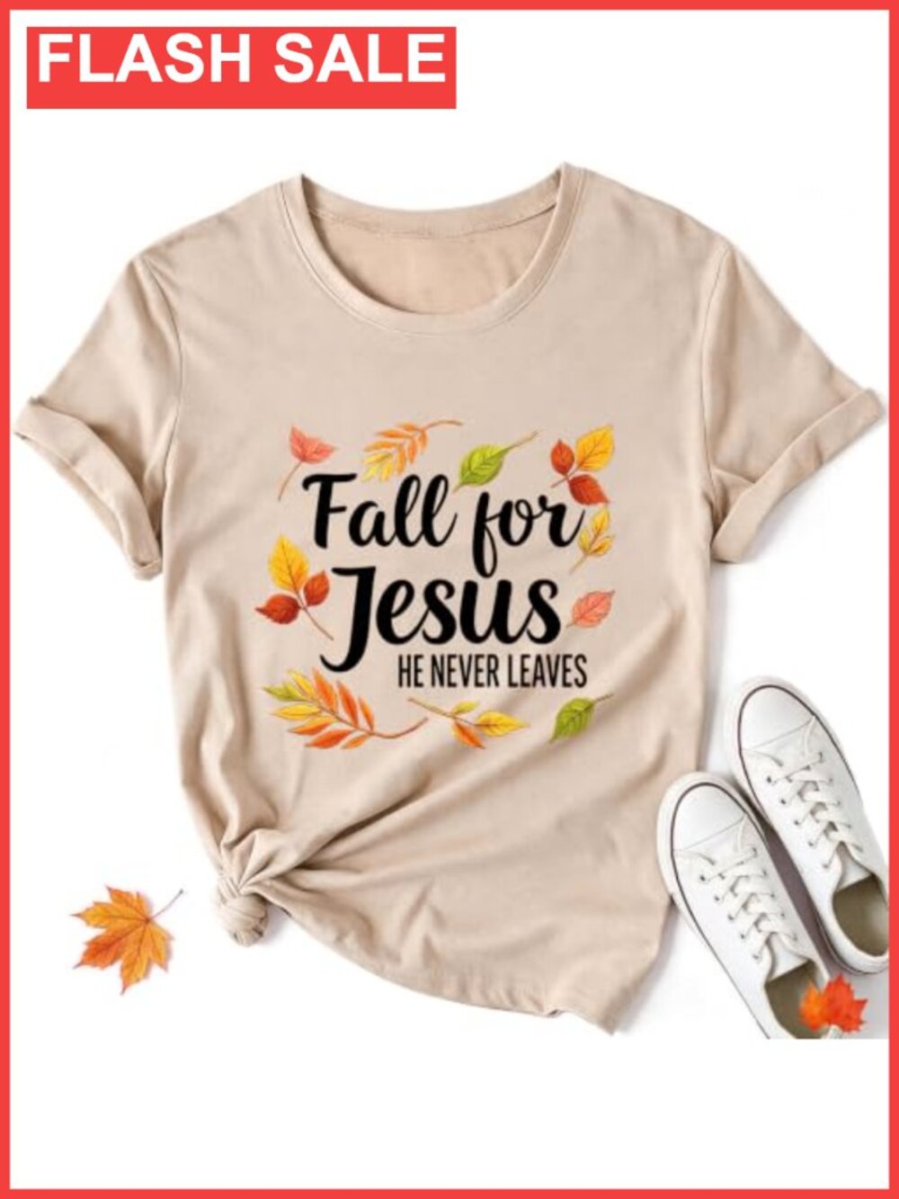 Christian Graphic Tee Short Sleeve Crew Neck Faith T-Shirt